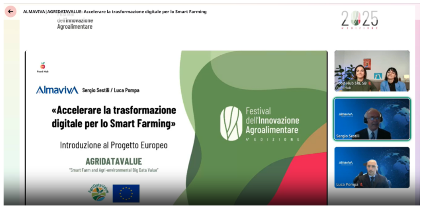 AgriDataValue presented at Agri-Food Innovation Festival 2025